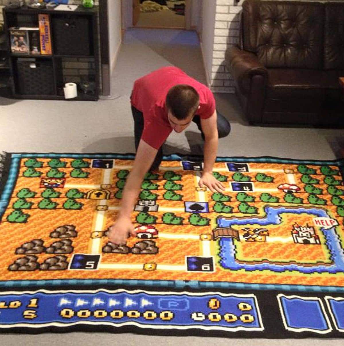 The blanket from above, mid layout
