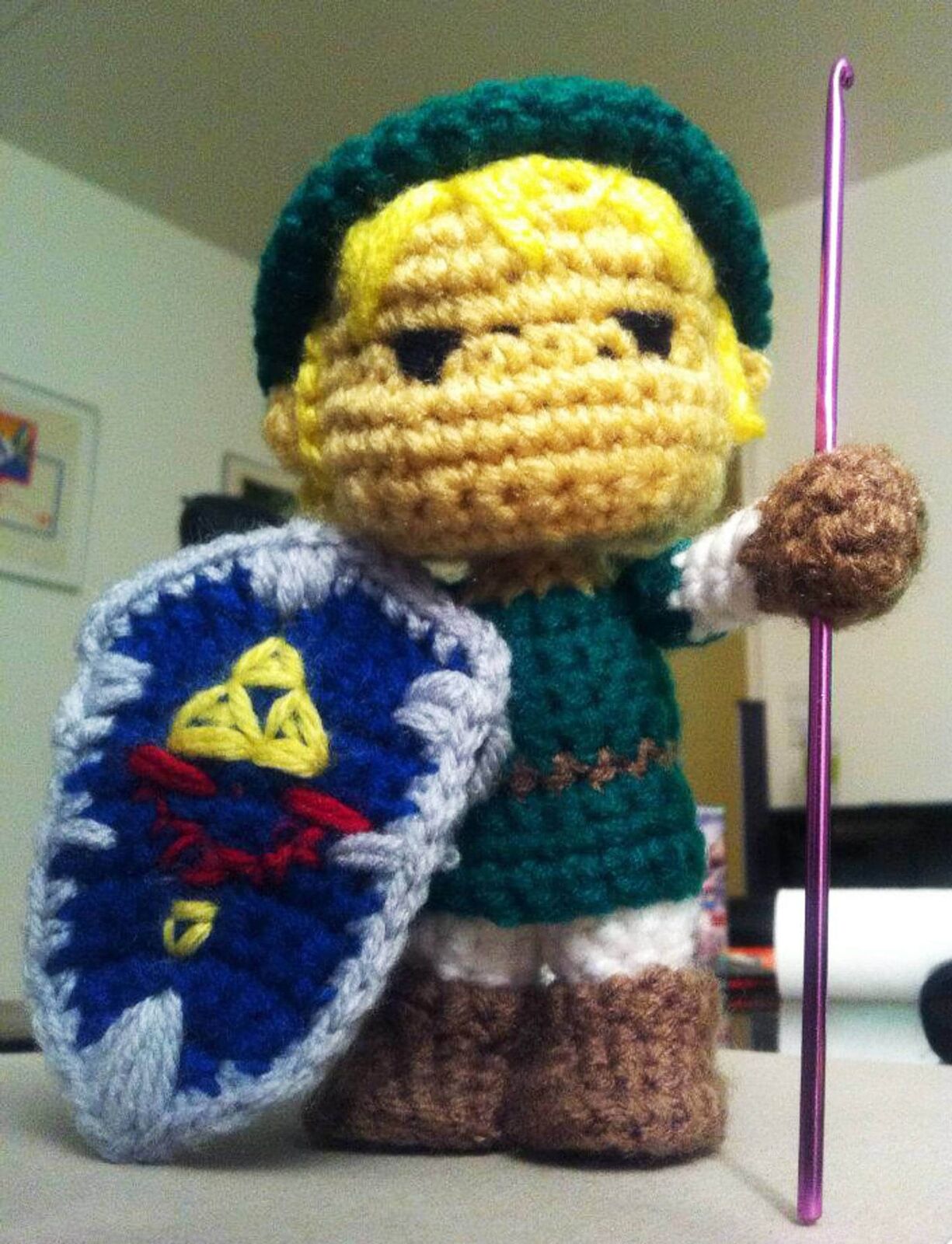 Crocheted Link — hook for a spear
